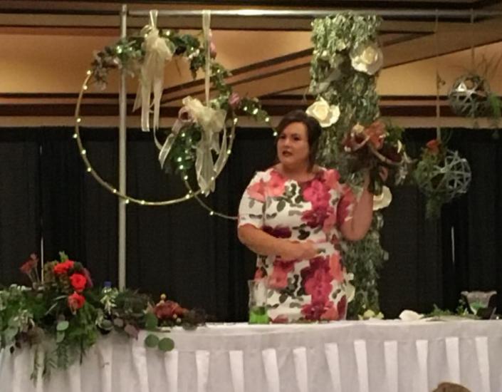 Patience Pickner AIFD Wedding Stage Show 2018